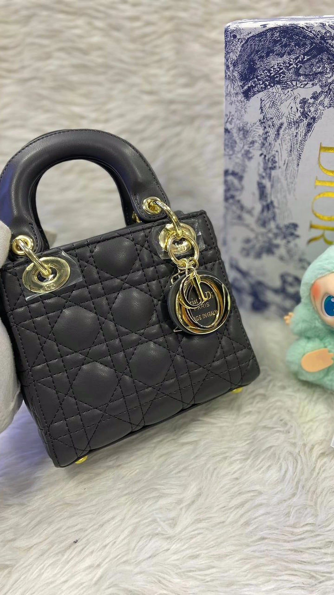 Dior bag lady