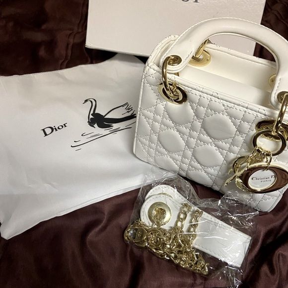 Dior bag lady