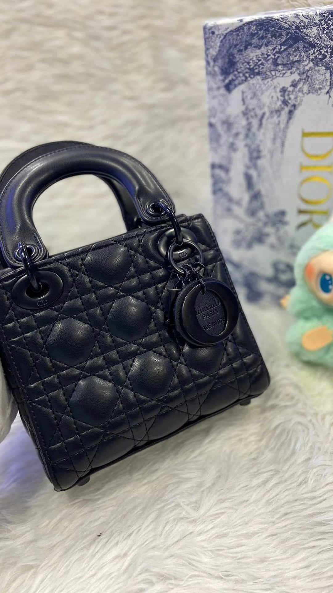 Dior bag lady