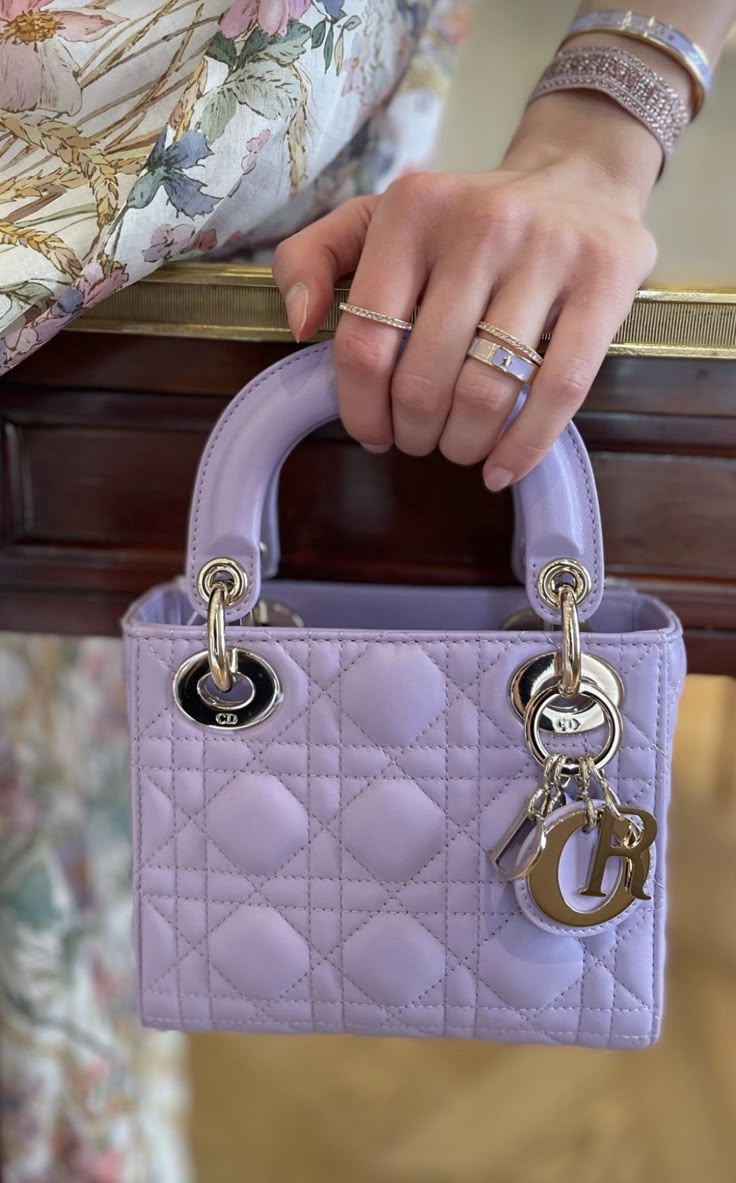 Dior bag lady