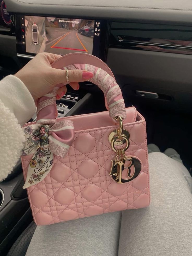 Dior bag lady